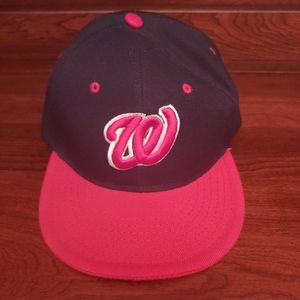 Xers premium Washington Nationals baseball cap hat one size adjustable Navy red
